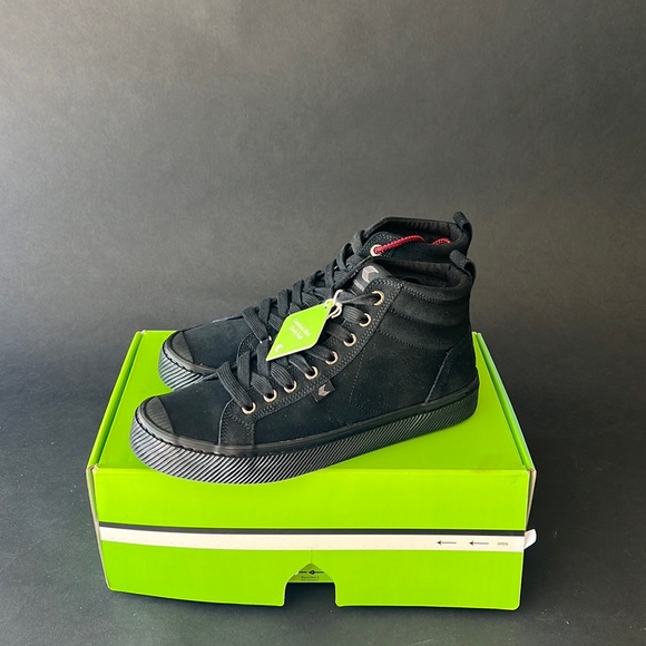 Cariuma OCA High All Black Suede Sneaker - Picture 1 of 3